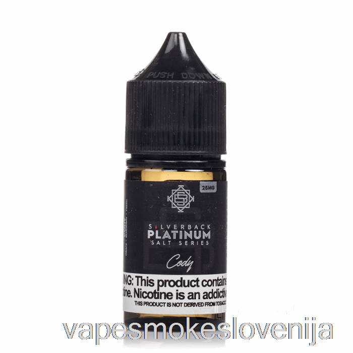 Vape Slovenija Cody - Silverback Platinum Series Soli - 30ml 45mg
